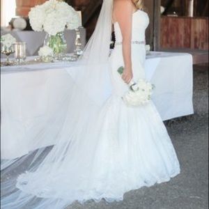 Wtoo White Lace Gown 12159 Feminine Wedding Dress